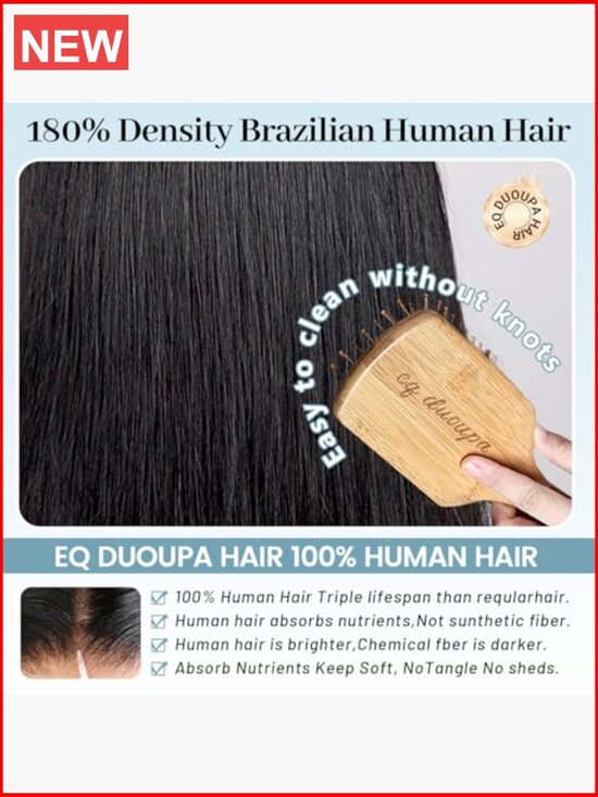 Wear and Go Glueless Bob Wig Human Hair Pre Plucked 180% Density 5x5 HD Lace main image 4